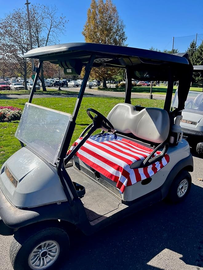 | Microfiber Golf Cart Seat Cover | Lightweight Golf Blanket | Portable | Sports | Golf Accessories | Club Car | EZGO