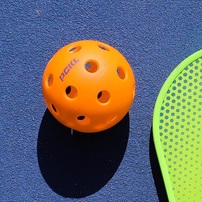 PCKL Optic Speed Pickleball Balls | Choose Indoor or Outdoor Pickleballs | USAPA Tournament Aproved | 4 Pack Crack-Resistant