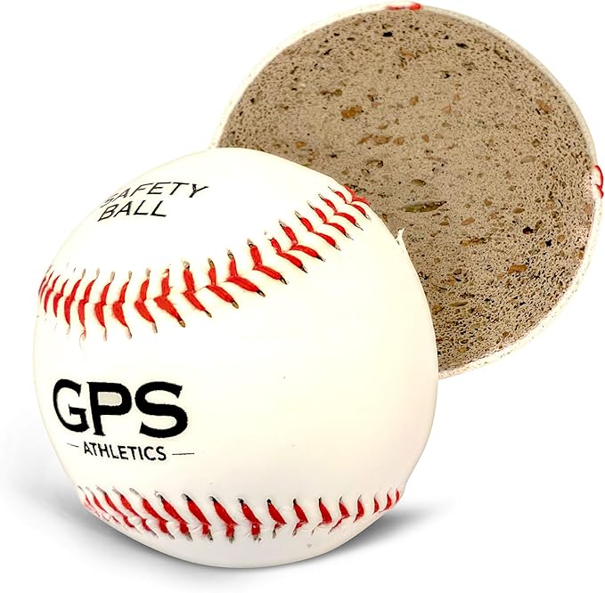 Grady's Pitching School GPS Athletics Low-Impact Soft Training Balls Set of 6 Practice Baseballs for Kids Coach Pitch Suitable for Beginners 6 pcs per Pack