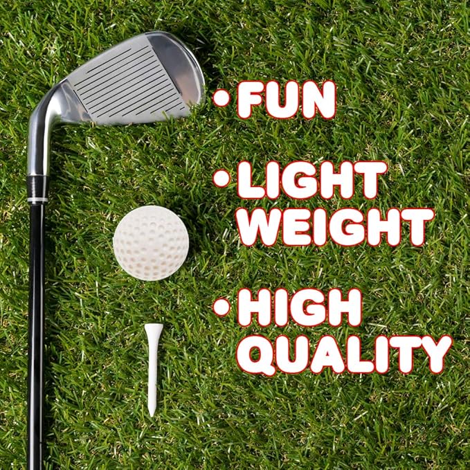ArtCreativity 48pcs Practice Golf Balls, Hollow Golf Balls for Kids & Adults, Sports Birthday Party Favors, Great for Indoor and Outdoor Play, Sporty Goody Bag Fillers