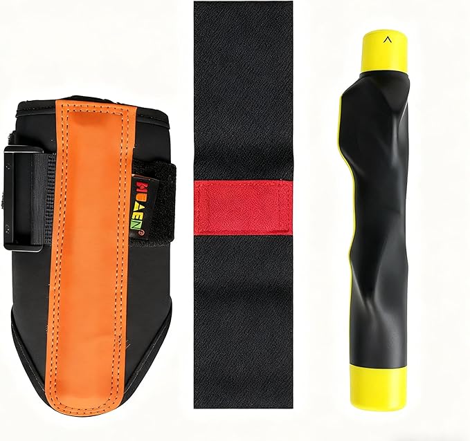 Golf Beginner Swing Fix 3-Piece Set - Wrist Corrector, Hand Grip Trainer & Arm Alignment Strap for New Golfers