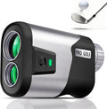 JUSTDOMI 1200 Yards Laser Range Finder Golf Magnetic, 7X Magnification Golf Rangefinder with Slope, Laser Rangefinder for Golf Hunting Archery Distance Finder Rechargeable & Flag Lock Vibration