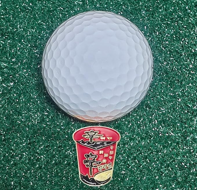 Funny & Unique Golf Ball Markers with Hat Clip – Food & Fun Icons – Perfect Golf Accessories & Gifts