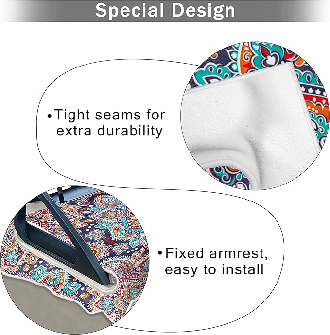 Golf Cart Seat Covers, Golf Cart Seat Towel Blanket, Suitable Yamaha, EZGO, Club Cars, Icon and More 2-Seats Cart, 100% Microfiber, Essential Golf Cart Accessories, 51'' x 31''