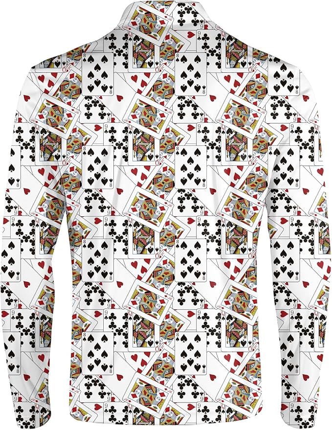 Men's Long Sleeve Golf Shirt Quick Dry 3 Button Work Fishing Outdoor Casual Collar Shirt
