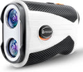 Golf Rangefinder with Slope, 1200 Yards Laser Range Finder for Golfer, 7X Magnification Range Finder Rechargeable Golf Accessories for Men, Flag Pole Locking Vibration