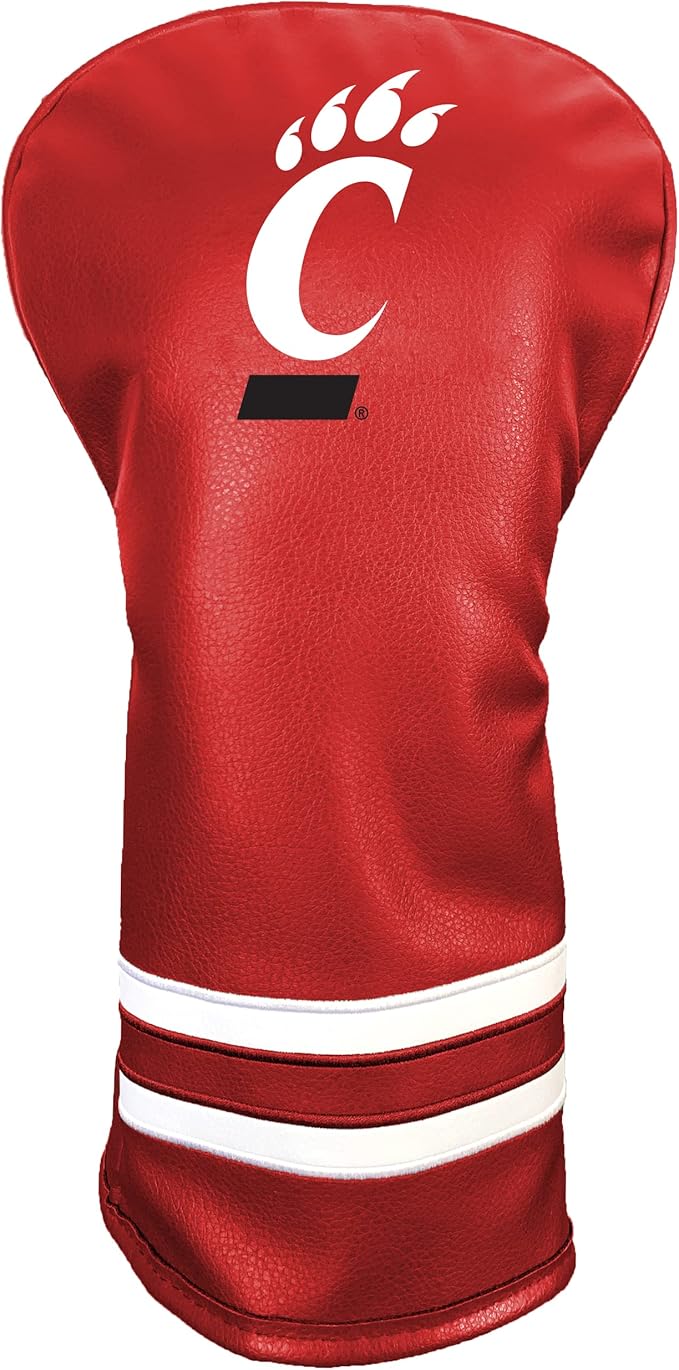 Team Golf NCAA Vintage Driver Golf Club Headcover (Printed), Form Fitting Design, Retro Design with Fleece Lining for Extra Club Protection