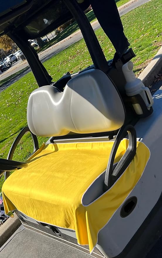 | Microfiber Golf Cart Seat Cover | Lightweight Golf Blanket | Portable | Sports | Golf Accessories | Club Car | EZGO
