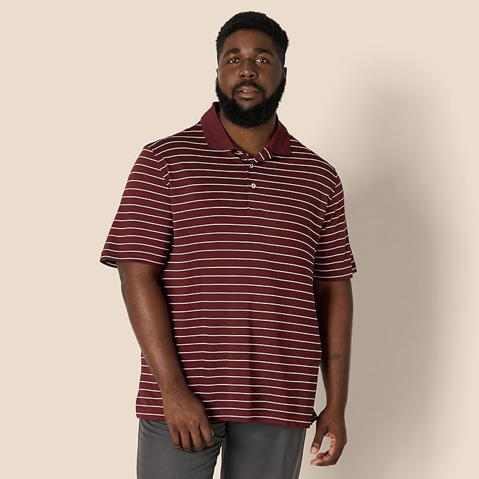 Amazon Essentials Mens Golf Polo Shirt, Moisture-Wicking Quick Dry, Short Sleeve