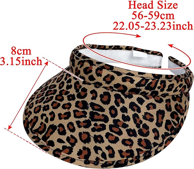 2 Pack Sun Visor Hats Women Men Clip On Wide Brim Visors Hat Outdoor Sports Golf Beach Travel Tennis Caps
