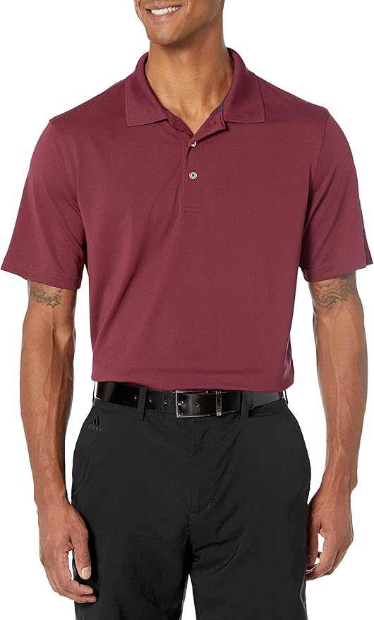 Amazon Essentials Mens Golf Polo Shirt, Moisture-Wicking Quick Dry, Short Sleeve
