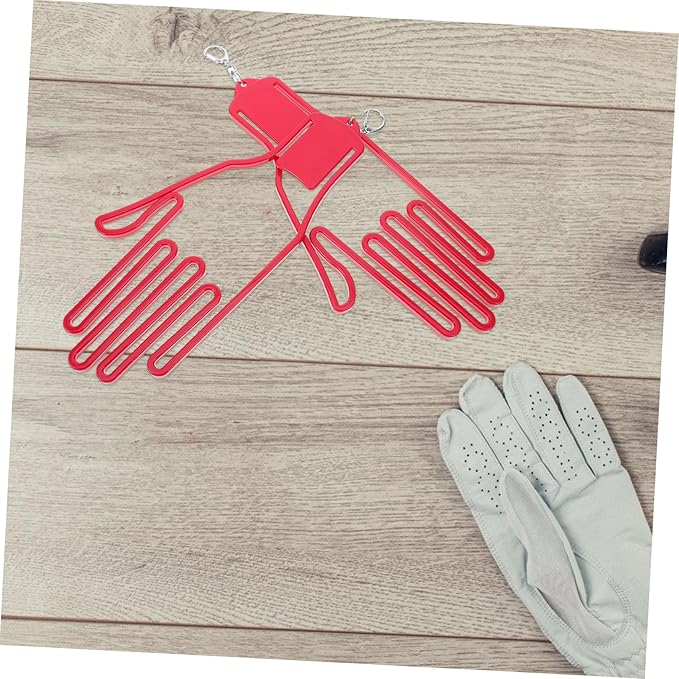 2pcs Golf Glove Holder Rack Durable Glove Stretcher Display Stand for Quick Drying Shape Preservation Lightweight Portable Accessory for Golf Lovers