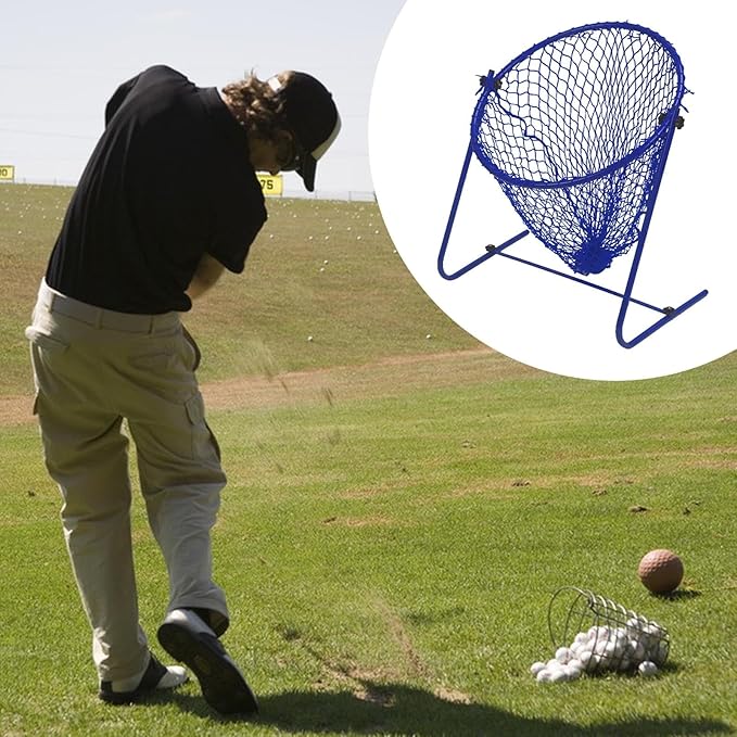 Golf Chipping Net Improve Short Game Sturdy Training Equipment Accuracy and Swing Practice for Backyard Husband Beginners