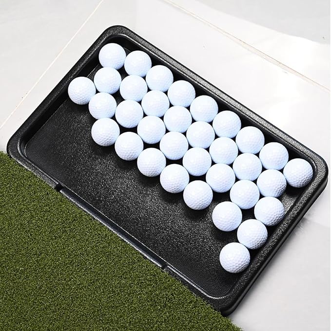 Golf Ball Tray, 50-Ball Capacity Storage Organizer, Golf Ball Container, Durable Material Build, for Women Men Sports Fan Accessory, Indoor Outdoor Backyard Driving Range Course Use