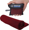 Tough Outdoors Cooling Towels for Neck Face - Neck Cooling Towel for Hot Weather Yoga Sports Golf Sweat - Instant Cold Towel