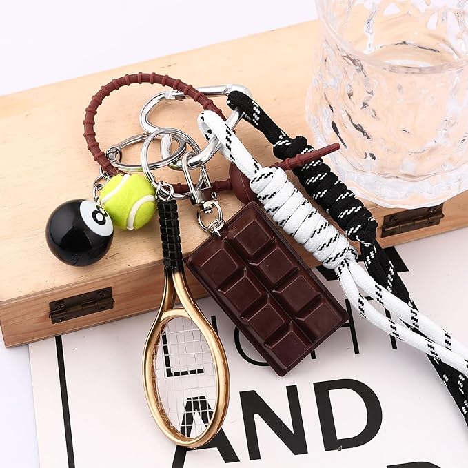 Tote Bag Purse Charms for Handbags - Cute Keychain, Y2K Rope Key Chain Accessories - Designer Jewelry Gift for Women