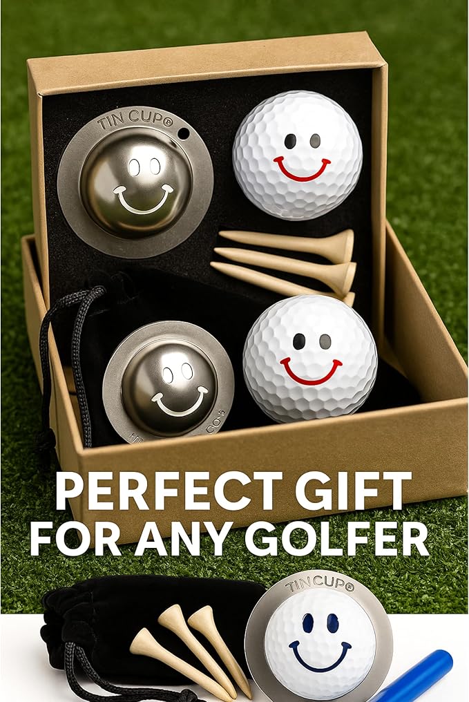 Tin Cup Golf Ball Marker Stencil - Premium Personalization Tool for Golfers - Custom Design Ball Marker - Golf Accessories Gift for Men and Women- Made in The USA
