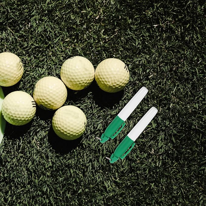 4pcs Golf Ball Marker Pen Plastic Drawing Marking Tool for Golf Ball Line Alignment Green Use Golfing Supply