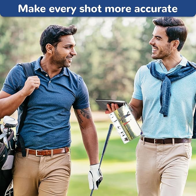 Golf Reference Cards - Essential Golf Rules & Tips | Waterproof, Durable, Compact Design for Golfers | Perfect for Beginners & Pros | Improve Your Game Instantly