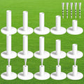 FINGER TEN Golf Rubber Tees Driving Range 3 Inch 1.5'' 2.25'' 2.75'' 3.13'' Tee Holder for Mat 1.5'' 2'' with Plastic Tees Indoor Outdoor Use