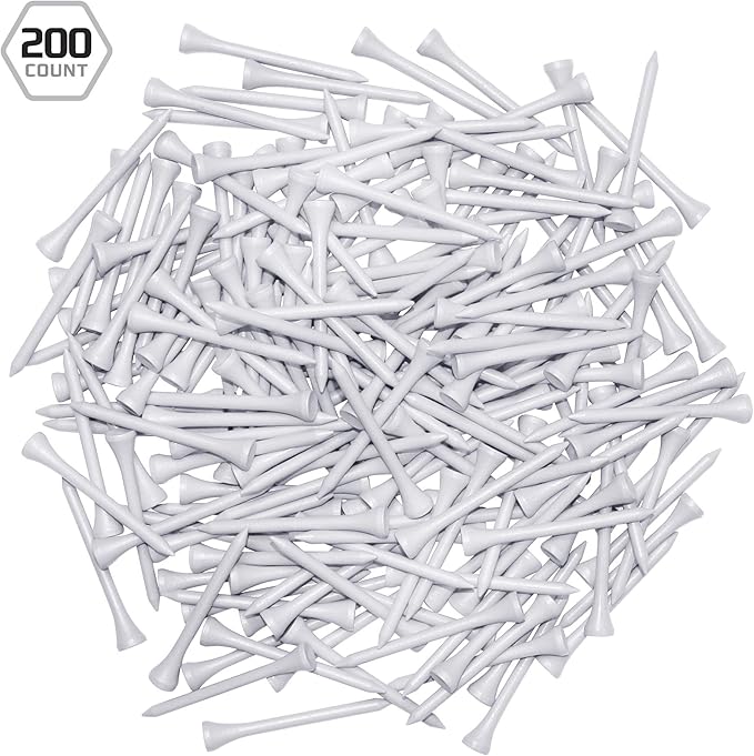 Izzo Wood Golf Tees (200 Pack)