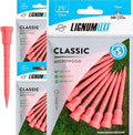 LIGNUM Unbreakable Microwood Golf Tees 50x More Durable/Adjustable Golf Tee/Innovative Wood Fiber and Natural Adhesives/Golf Tee, Golf Tees, Tees Golf, Golf Ball Tees/Pack of 3