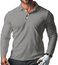 Men's Long Sleeve Golf Shirt Quick Dry 3 Button Work Fishing Outdoor Casual Collar Shirt