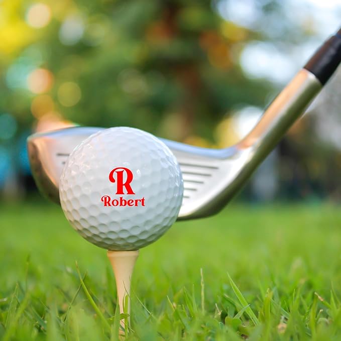 Personalized Name Golf Ball Stamper, Gifts for Men Dad Husband, Self-Inking Golf Ball Stamp Markers, Golfer Gift Golfing Accessories