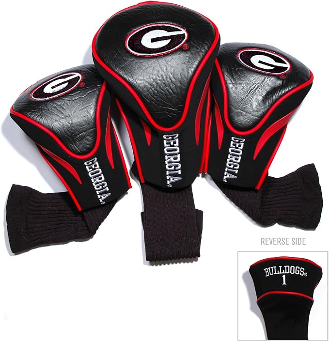 Team Golf NCAA Numbered 1, 3, & X, Fits Oversized Drivers, Utility, Rescue & Fairway Clubs, Velour Lined for Extra Club Protection