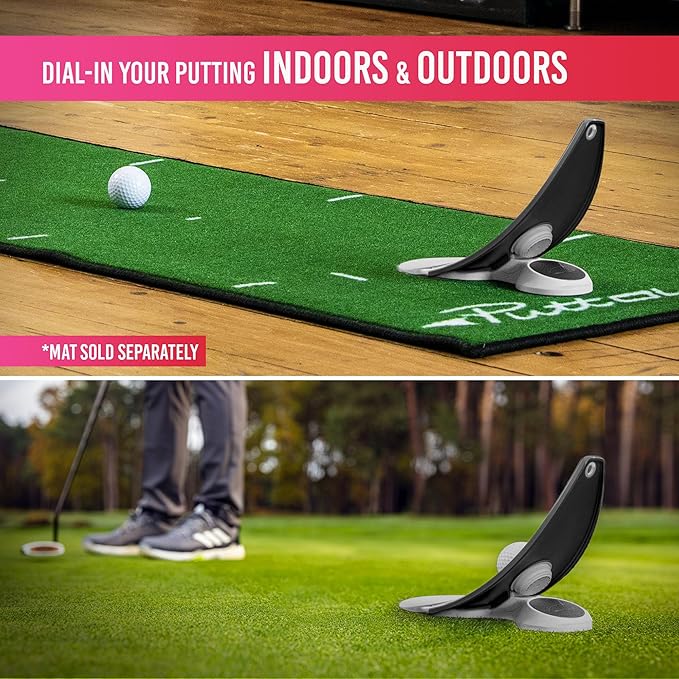PuttOUT Premium Pressure Putt Trainer - Perfect Your Golf Putting (Orca)