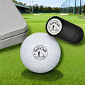Golf Ball Stamp, Personalized Golf Ball Stamp with Metal Storage Case, Golf Ball Stamp Markers,Reusable Waterproof Golf Ball Marking Gift for Men Golfer & Dad Husband, Golf Balls Stamp