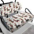Fashion Print Golf Cart Seat Covers 2 Passenger Golf Cart Backrest Cover Golf Cart Seat Towel Gift for Friends