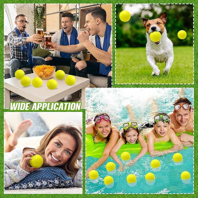 Libima 20 Pcs Mini Golf Stress Ball Bulk 2.5 Inch Foam Practice Balls Stress Relief Sports Ball with Storage Bag for Golf Birthday Party Favors Carnival Reward Classroom Stocking Stuffers