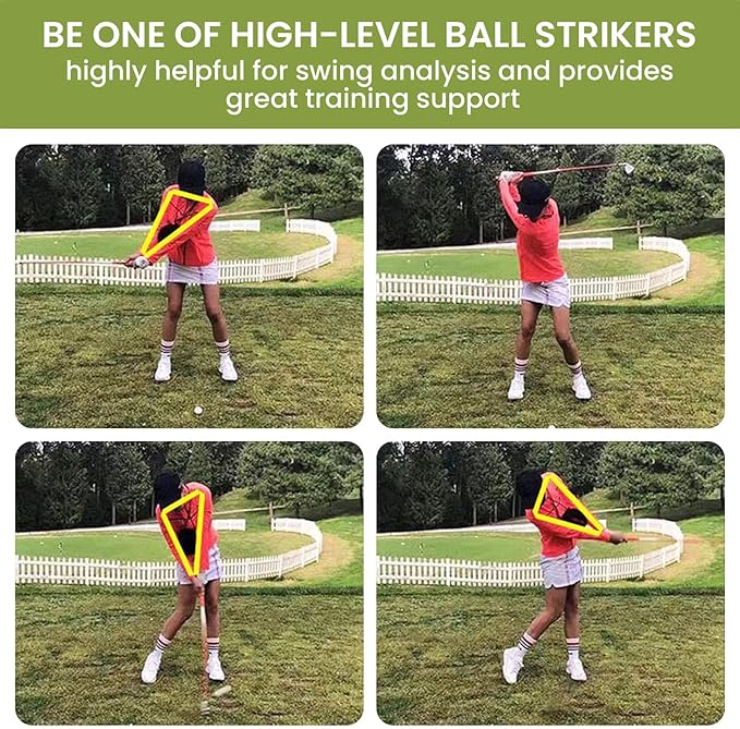 FINGER TEN Golf Smart Ball Training Aid Impact Inflatable Balls with Air Pump Adjustable Lanyard Assist Teaching Posture Correction Trainer Aids for Men Women Beginner Golfer