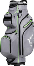 Golf Cart Bag, 15 Way Organizer Divider Top with Handles and Rain Cover