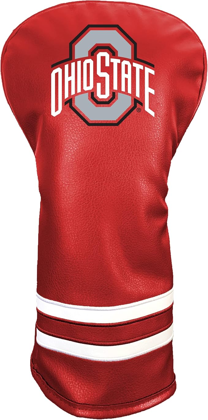 Team Golf NCAA Vintage Driver Golf Club Headcover (Printed), Form Fitting Design, Retro Design with Fleece Lining for Extra Club Protection