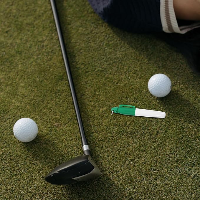 4pcs Golf Ball Marker Pen Plastic Drawing Marking Tool for Golf Ball Line Alignment Green Use Golfing Supply