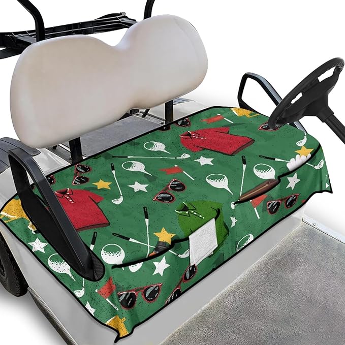 Golf Cart Seat Covers Universal Golf Cart Seat Cover Blanket Cushion Cover Sports Golf Cart Accessories
