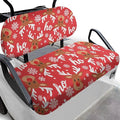 Golf Cart Seat Covers, Universal Fit & Nonskid Bottom Fits for Club Car 2 Person Seats Golf Carts