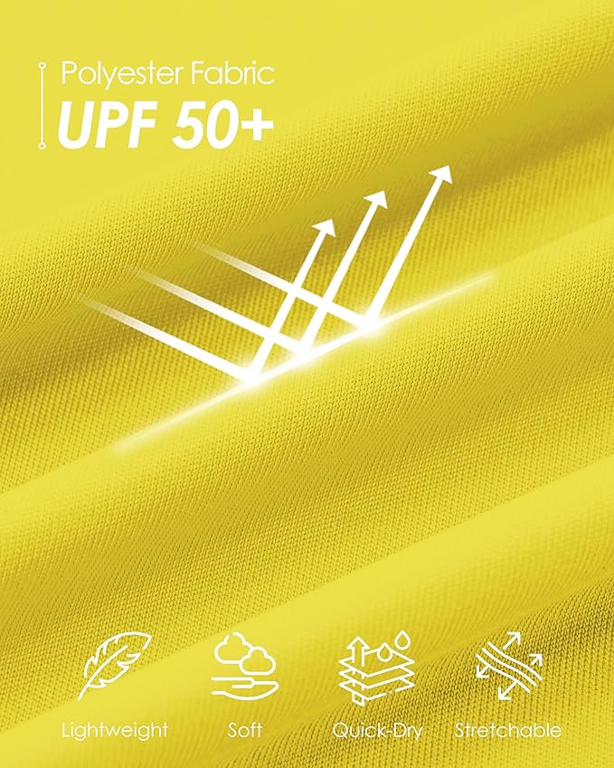 Boladeci Men's UPF 50+ Sun Shirts 1/4 Zip Long Sleeve SPF UV Protection Lightweight Quick Dry Quarter Zip Golf Shirts