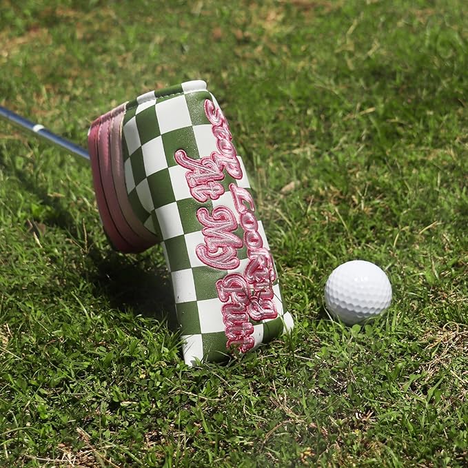 Craftsman Golf Club Cover Golf Head Cover for Driver Fairway Hybrid/Utility Woods Headcover Set Putter Head Cover for Mallet Blade DF3