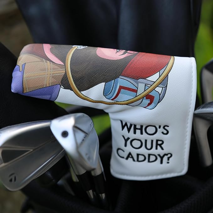 Golf Club Headcover, Funny Driver Head Cover, Mallet Blade Putter Head Cover, Golf Gifts Golf Accessories for Men and Women Golfers