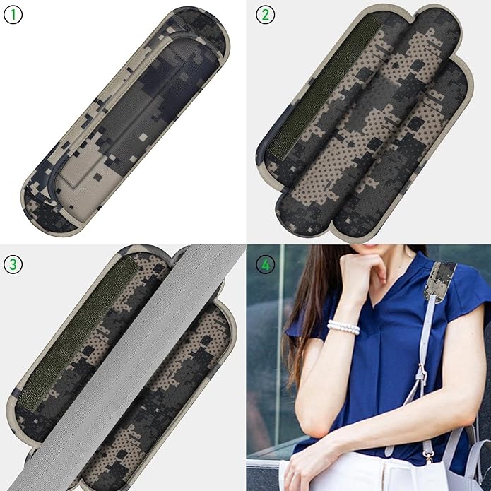 ZINZ Ultra Thick & Breathable Universal Shoulder Pad Cushion for Bag - Long & Comfort