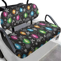 Golf Cart Seat Covers, Universal Fit & Nonskid Bottom Fits for Club Car 2 Person Seats Golf Carts