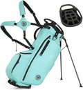 Golf Stand Bag 14 Way, Lightweight Golf Bags for Men Women with Stand, Padded Ergonomic Double Strap, Full Length Dividers, Multiple Pockets, Rain Hood