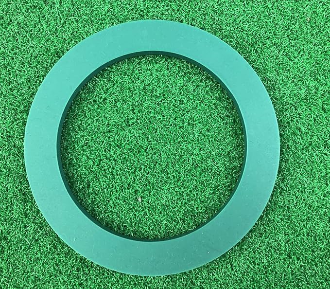 MAZEL Golf Putting Cup/Ring for Training Aid Indoor & Outdoor - All-Direction Practice Hole Putting Accuracy Trainer