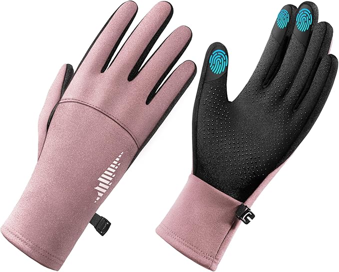 SIMARI Winter Gloves for Women, TouchScreen Water-Resistant Warm Thermal Gloves for Cold Weather, Running Hiking Driving