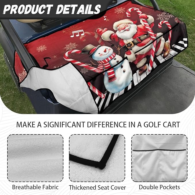 Golf Cart Seat Covers Universal Golf Cart Seat Cover Blanket Cushion Cover Sports Golf Cart Accessories