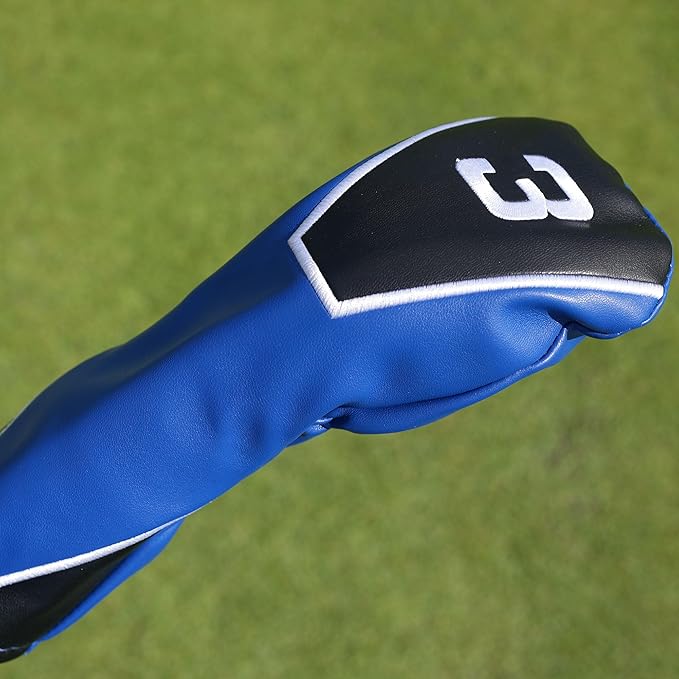 Single Headcover, Easy Slip-On Easy-Off Golf Club Headcover, Fleece Lined Interior, Water Resistant and Durable Shell, Individual Retail Sport Pack