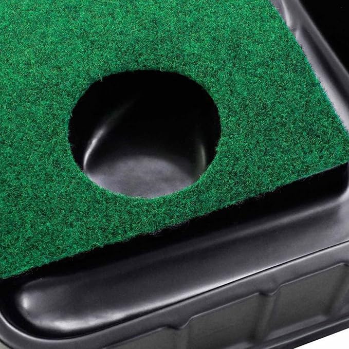 Golfing Putting Mat with Auto Return Golfing Putting Practice Mat Golfing Training Device for Indoor Outdoor Practice
